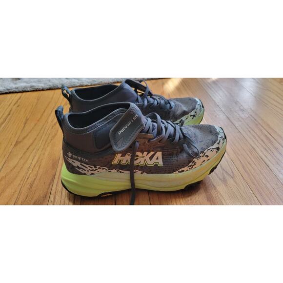 Hoka One One Men's Speedgoat 6 Mid GTX Running Sneaker Shoes, Size 10 D(M) US - Picture 1 of 14